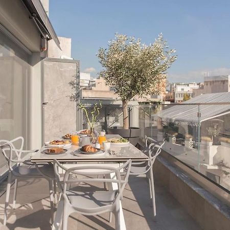 Luxury Acropolis View Apartment-Living Stone Black Pearl Ateny Zewnętrze zdjęcie