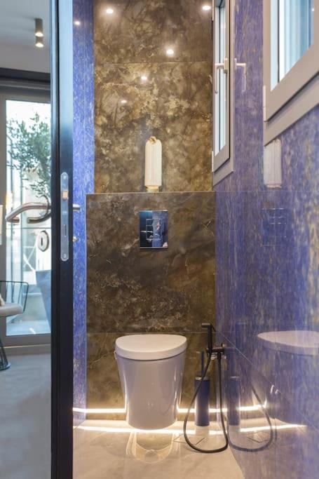 Luxury Acropolis View Apartment-Living Stone Black Pearl Ateny Zewnętrze zdjęcie