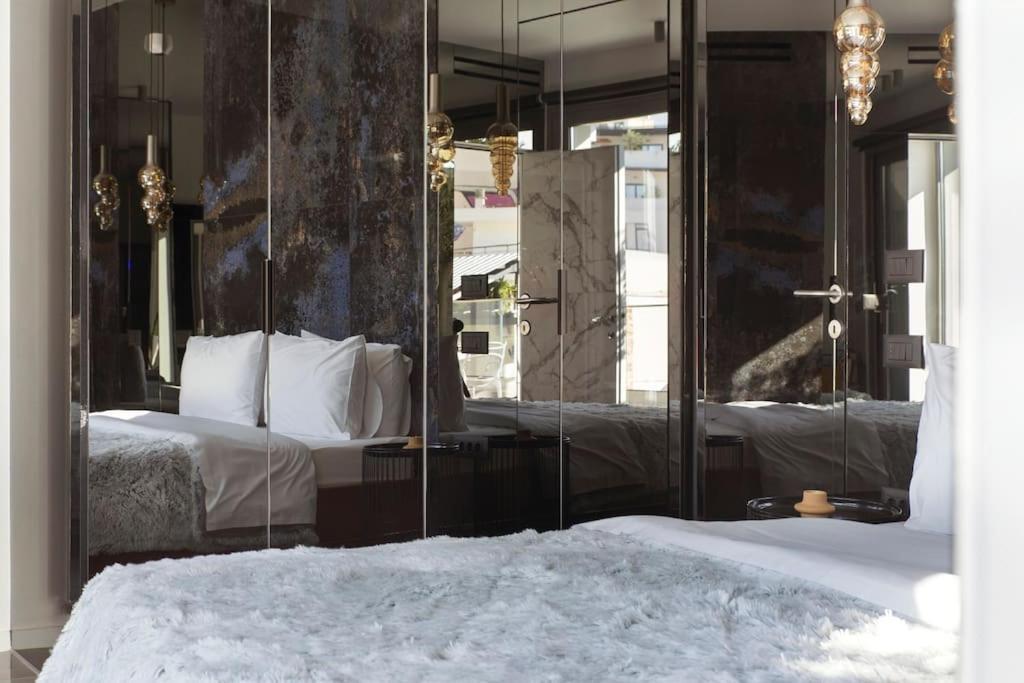 Luxury Acropolis View Apartment-Living Stone Black Pearl Ateny Zewnętrze zdjęcie