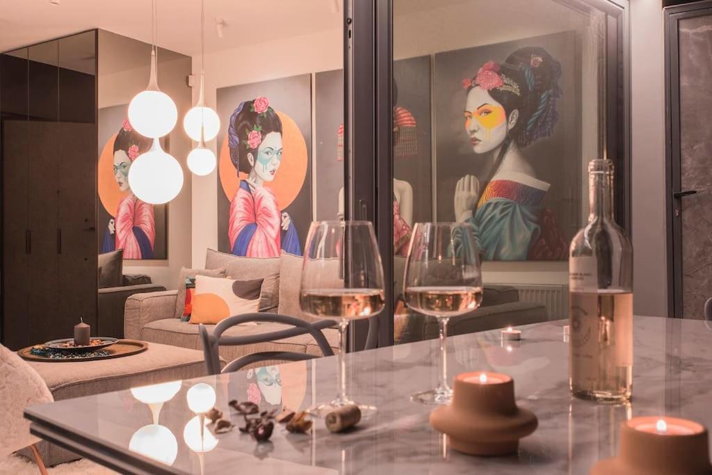 Luxury Acropolis View Apartment-Living Stone Black Pearl Ateny Zewnętrze zdjęcie