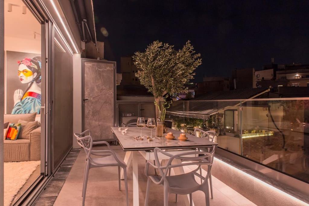 Luxury Acropolis View Apartment-Living Stone Black Pearl Ateny Zewnętrze zdjęcie